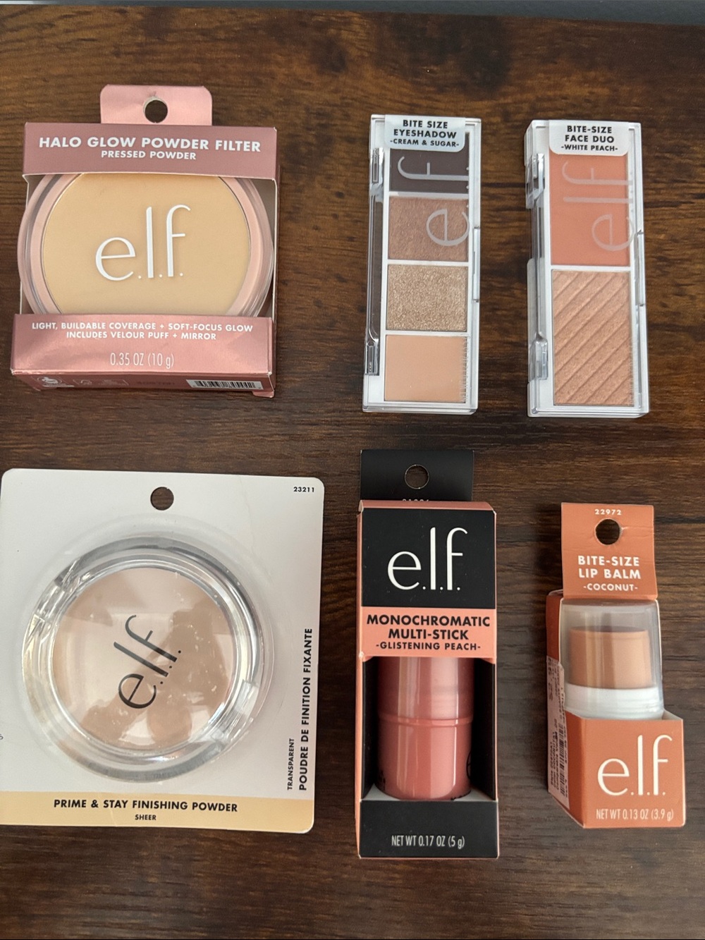 e.l.f. Makeup Set in Peach, Beige, and Neutral Tones